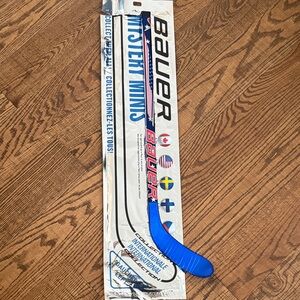 Bauer Mini Hockey Stick in Blue and White